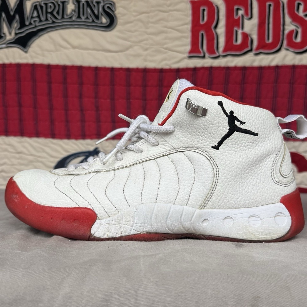 Size 12 - Nike Jordan Jumpman Pro White Fire Red Men's 906876-106